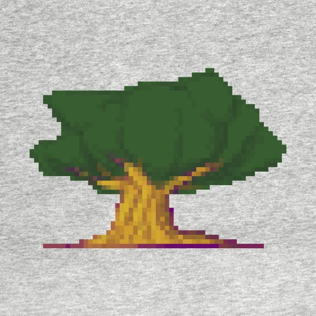 Pixelart Tree by montanhaflorida